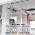 thumbnail image 4 of Matthews Fan Company KC-CR Kaye 13” Polished Chrome Wall Mount/Ceiling Fan with 3 Blades, Wall Control, Damp Rated, 4 of 9