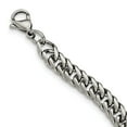 thumbnail image 3 of White Stainless Steel necklace Curb chain Men's 24 in, 3 of 4