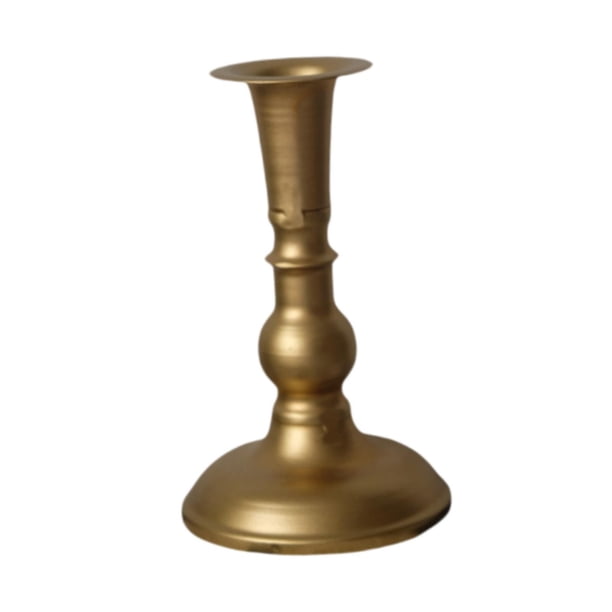 Candelabro de hierro, adorno de escritorio vintage, soporte para velas, centro de mesa para S
