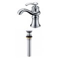 thumbnail image 1 of American Imaginations AI-33670 1 Hole CUPC Approved Lead Free Brass Faucet Set In Chrome Color - Overflow Drain Incl., 1 of 9