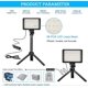 thumbnail image 3 of LED Video Light, 5600K Dimmable, USB Photo Lights with Mini Tripod and Color Filters for Photo Studios, Small Angles, Video Recording, Streaming Games, 3 of 5