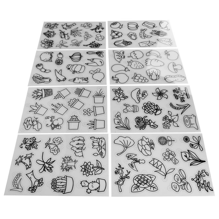 Shrinky Dink Paper, Shrinky Art Paper Easy Using Operation Beautiful  Patterns Different Styles For Decorations For Jewelry Toys Vegetables  Pattern