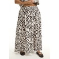 thumbnail image 3 of June & Vie Women's Plus Size Pull-On Flowy Maxi Skirt, 3 of 3