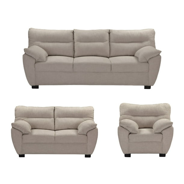 Sala Monza 3 Plazas Arena (Sofá, Love Seat y Sillón)