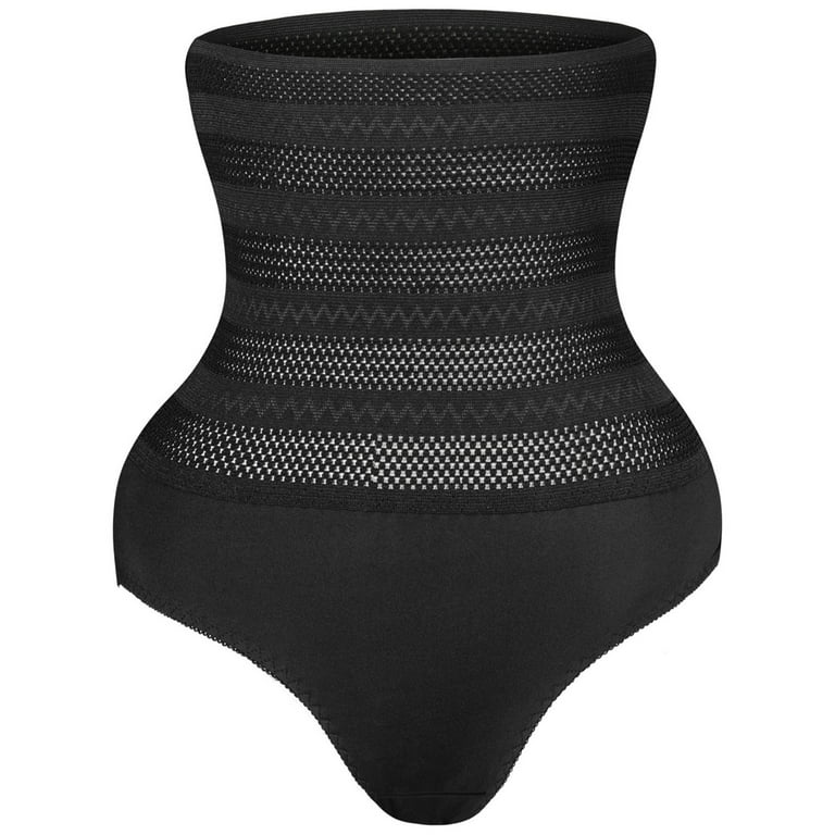 GuessLookry 2023 Plus Size Women Breath Lace Breath Control Hip Lift High  Waist Fishnet Panel Panty Body Shapewear Indoor & Outdoor Wear 