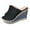 Black, variant on THDHVS Wedge Sandals for Women,Womens Sandals,Women's Fashion Casual Fish Mouth Spring and Summer Versatile Wedge Heel Thick-Soled Sandals Black 6