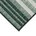 thumbnail image 4 of Liora Manne  Malibu Faded Stripe Indoor/Outdoor Rug Green 7'10" Square 0.25 - 0.5 inch 8' Square Indoor,Outdoor,Accent Ivory,Green Square, 4 of 5