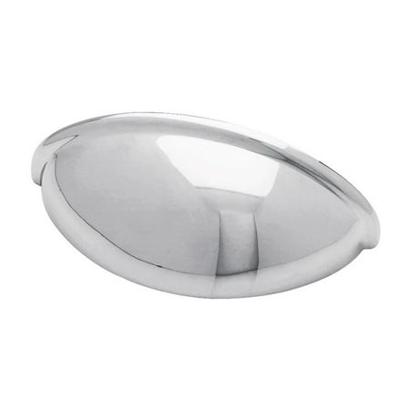 Chrome Cup Cabinet Pull - Liberty Hardware Plain Cup Pull