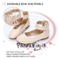 thumbnail image 4 of Zapatos de vestir para niña PANDANINJIA, bailarinas tipo Mary Jane, perlas, beige, 4 of 7