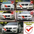 thumbnail image 3 of Rejilla de luces antiniebla para parachoques inferior de coche, estilo M3, de alta calidad, E90, E91, E92, color negro, 3 of 5