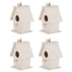 thumbnail image 1 of Casa De Pájaros De Madera, Jaula De Nidos Resistente A La Humedad 4 Uds Nidos De Pájaros, Para Pájaros Loros ANGGREK Bird Feeding House, 1 of 8