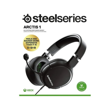 SteelSeries - Arctis 1 Wired Gaming Headset for Xbox X|S, and Xbox One - Black