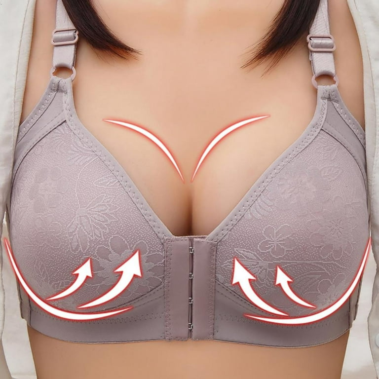BDDVIQNN - Women bras for breastfeeding, comfortable and easy to close,  lightweight front zipper bra for women daily : : Clothing, Shoes 