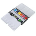 thumbnail image 1 of Suministros de Pinta de Acuarela Set esencial, Colección de Acuarela de Color Brillante Suministros de Pinta Con Caja Portátil para Mezcla de, 1 of 7