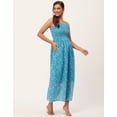 thumbnail image 3 of Moomaya Printed Smocked Dress, Sleeveless Adjustable Strap Maxi Dress, 3 of 9