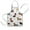 Dachshund Footprint Bone, variant on Dachshund Footprint Bone Kids Aprons for Girls and Boys,Adjustable Neck Strap Toddler Aprons for Kids Cooking Baking
