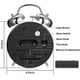 thumbnail image 3 of Loud Alarm Clock For Heavy Sleepers Adults,4 Inch Silent Non-ticking Quartz With Backlight,twin Bell (blue) N1, 3 of 4