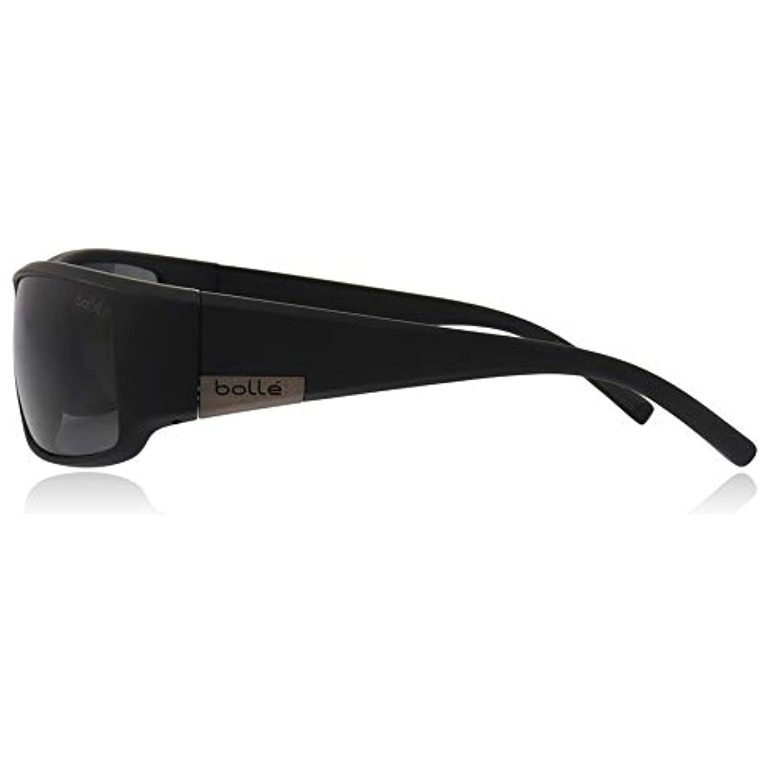 Bolle Outdoor Sunglasses, Matte Black Frame, Hd Polarized Tns Lens AC