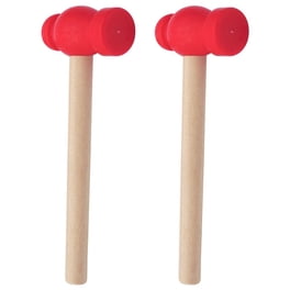 2 Pcs Jouet Marteau en Bois pour Enfants Petit Marteau pour Tout-Petits Jouet à Marteler et Marteler Outils de Construction pour Enfants Maillet en Bois Jouets Marteau