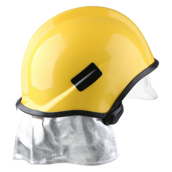Durable Helmet Firefighter Protective Safe Fire Hat Heat Resistant for Fire Disaster Relief Yellow