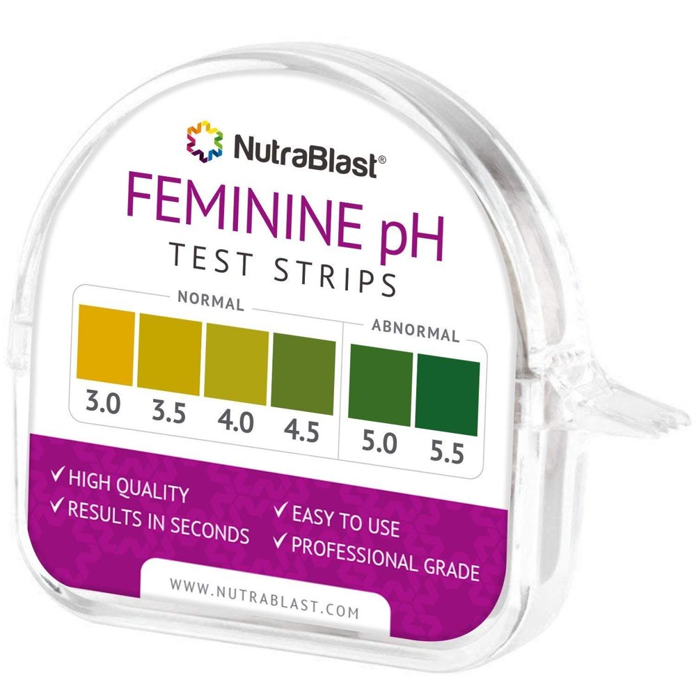 NutraBlast Feminine pH Test Strips, 100 Ct