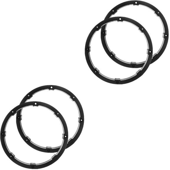 2 Pairs Speaker Adapter 6.5 Inch Car Speaker Spacer Ring Plastic Speaker Adapter