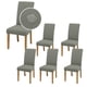 thumbnail image 1 of 6 Fundas Elásticas para sillas de comedor, Impermeables , Protege y brinda un nuevo estilo a tus sillas. Mod. Gris, 1 of 1