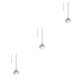 thumbnail image 1 of Toystoory Crystal Pull Chain Extensión Lámpara Pull Crystal Bead Chain Colgante Ventilador Cadenas para luces de baño 50mm / Scallop Bead Type1 NO1, 1 of 1