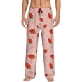 thumbnail image 1 of Fotbe Strawberry Pantalones de Pijama para Hombre, Pantalones de Dormir, Pantalones de Casa con Cintura Ajustable y Bolsillos-Small, 1 of 6
