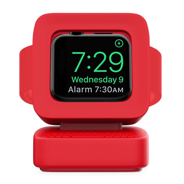 Soporte de silicona retro Soporte de carga Base de carga inalámbrica para IWatch Base de carga
