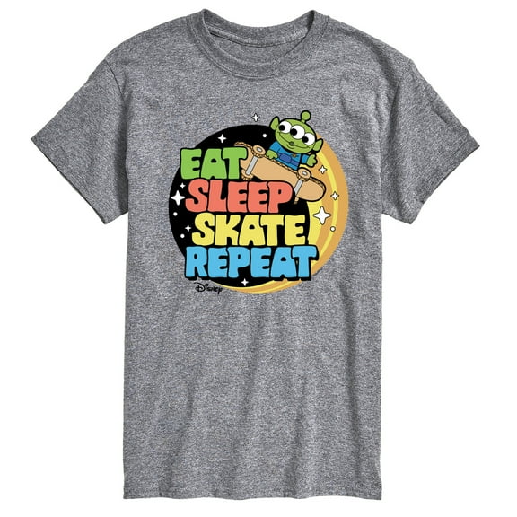 Disney - Toy Story - Eat Sleep Skate Repete - Men's Short Sleeve Graphic T-Shirt