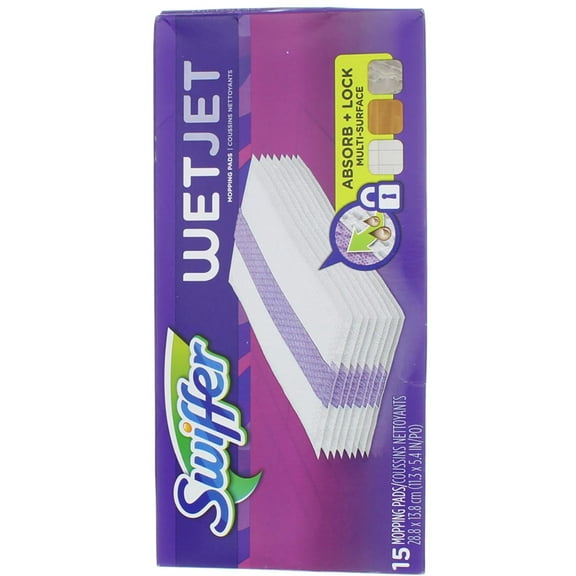 Swiffer WetJet Mopping Pad Refill, 15 Ct (1 Pack)