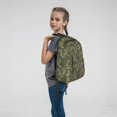 thumbnail image 6 of Honeii Green Snake Skin Print Lightweight Backpacks,Carry on Backpack,Durable Backpack for School, Work & Travel, 6 of 7
