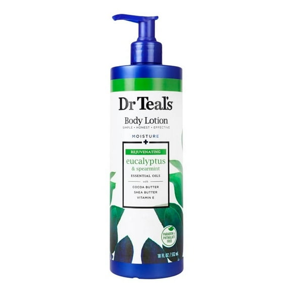 Loción corporal Dr. Teal's eucalipto y menta 532 ml