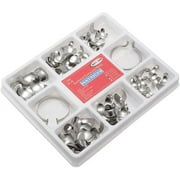 Tools 100 pieces Dental Matrix Partially bent Metal matrix Complete Kit No.1.398 with 2 rings
