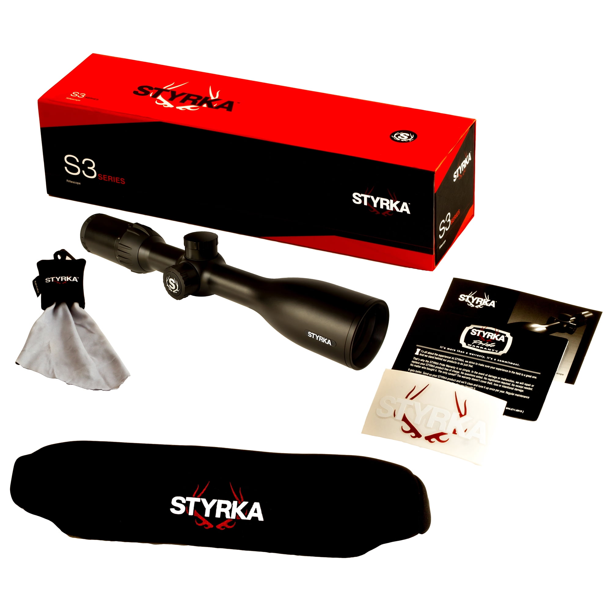 Styrka ST00340 S3 Series 39x40 Plex Custom Hunting Rifle Scope for 350 Legend