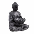 thumbnail image 3 of Hi-Line Gift Ltd. Meditating Buddha With Lotus Planter, 3 of 7