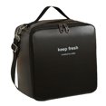 thumbnail image 1 of Bolsa aislante para el almuerzo, bolsa térmica con correa ajustable para el hombro, , bolsa , bolsa Bento para la playa, el trabajo Negro, 1 of 8