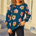 thumbnail image 5 of Bovemsi Womens Sweaters Cozy Women's Autumn And Winter Knitted Long Sleeved Sweater Warm Comfortable Top Casual Fashion Business Casual Sweaters, 5 of 9