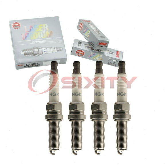 4 pc NGK 93675 Laser Iridium Spark Plugs for 31909-HL4-003 Ignition Wire Secondary