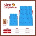 thumbnail image 3 of Fuzoiu Cute Shark Print Christmas Gift Bag,Burlap Gift Bag with Drawstring Closure & Hang Tag,Perfect for Holidays, Birthdays, and Special Occasions-Small, 3 of 7