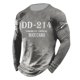thumbnail image 1 of Playeras Básicas Para Hombre, Camiseta Informal De Otoño Con Estampado De Colores Y Cuello Vuelto, Camiseta De Manga Larga, 1 of 2