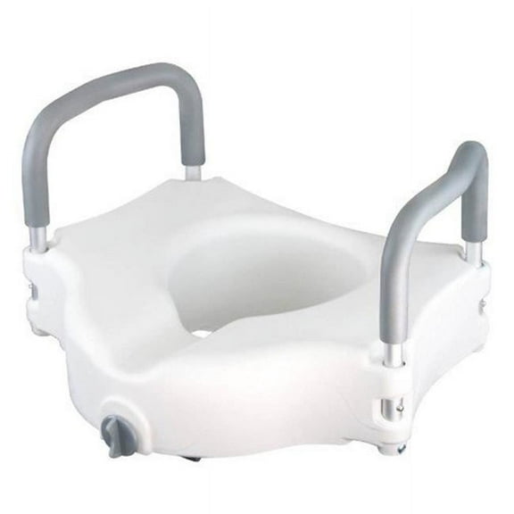 ProBasics BSRTSLA Raised Toilet Seat Lockaing with Arms