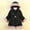 Black, variant on SGFCWSX Puffer Coat for Kids Girls Full Zip Padded Jacket with Pockets Casual Jackets Pink Size 7-8T