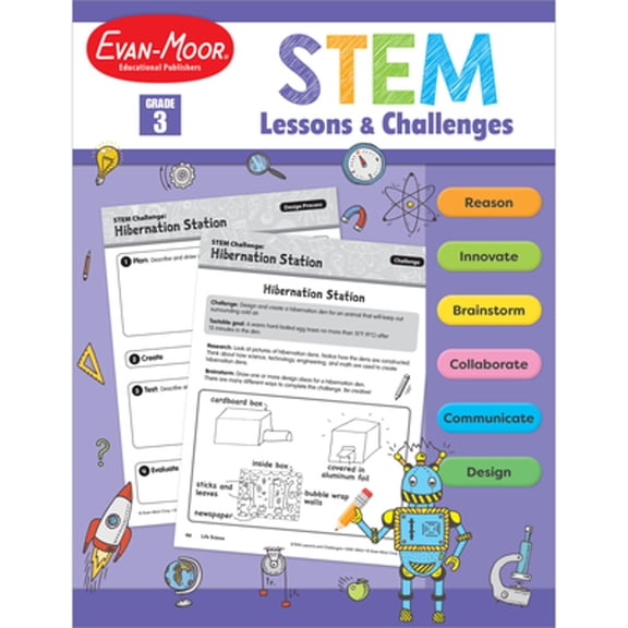 Pre-Owned Stem Lessons and Challenges, Grade 3 Teacher Resource (Paperback) 1629388637 9781629388632