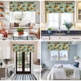 thumbnail image 5 of Construction Truck Farmhouse Short Window Curtain Valances, Cartoon Grips and Bulldozers Green Rod Pocket Kitchen Valances for Living Room Bedroom Bathroom Cafe 42" x 18", 5 of 8
