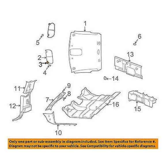 Interior-Sunvisor Sun Visor Support Clip Holder Bracket 1DC48TL2AA
