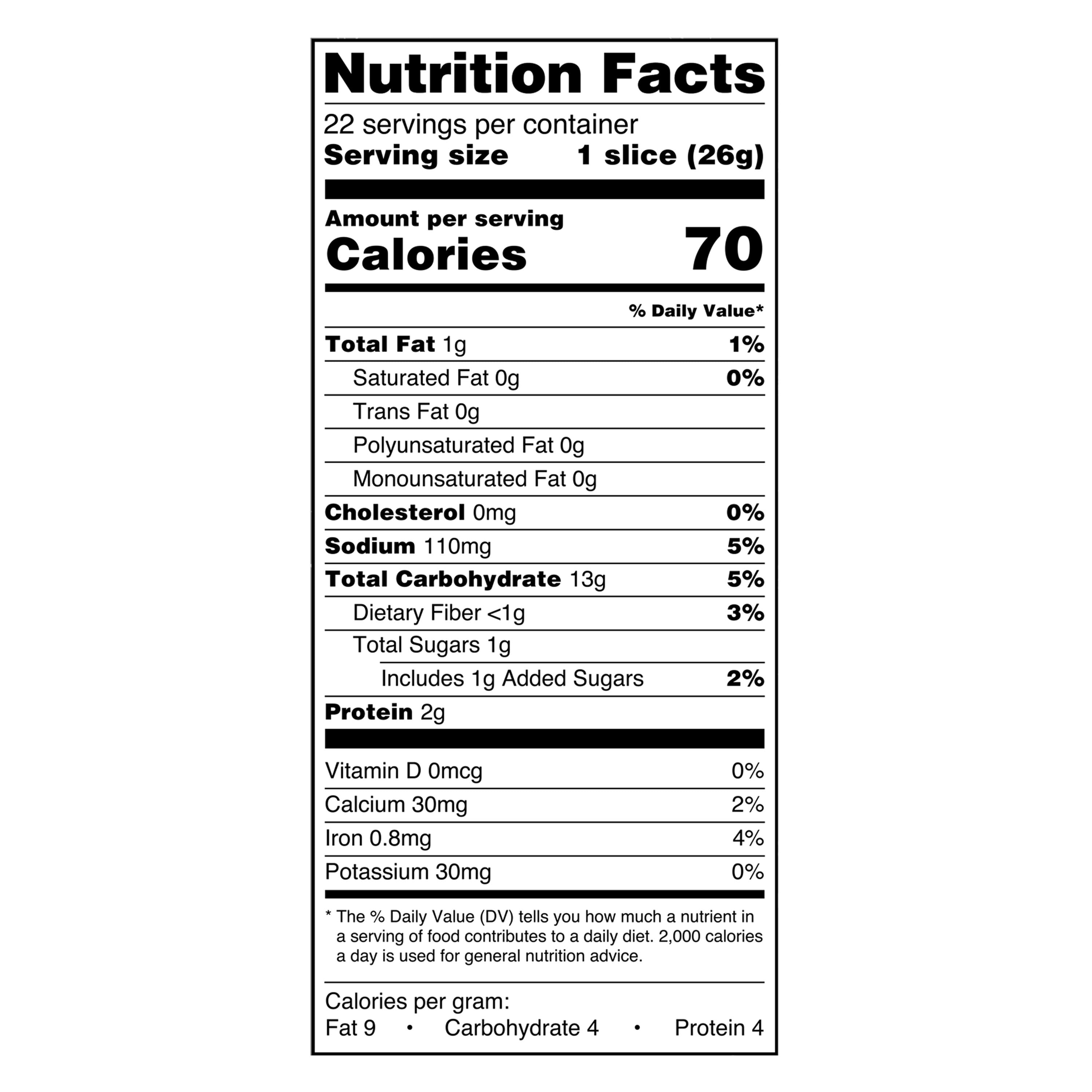 Great Value Round Top Wheat Bread, 20 oz