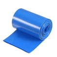 thumbnail image 1 of Unique Bargains Tube Rétractable en PVC Bleu 85mm Plat 6m pour Grand Pack de Batteries, 1 of 5