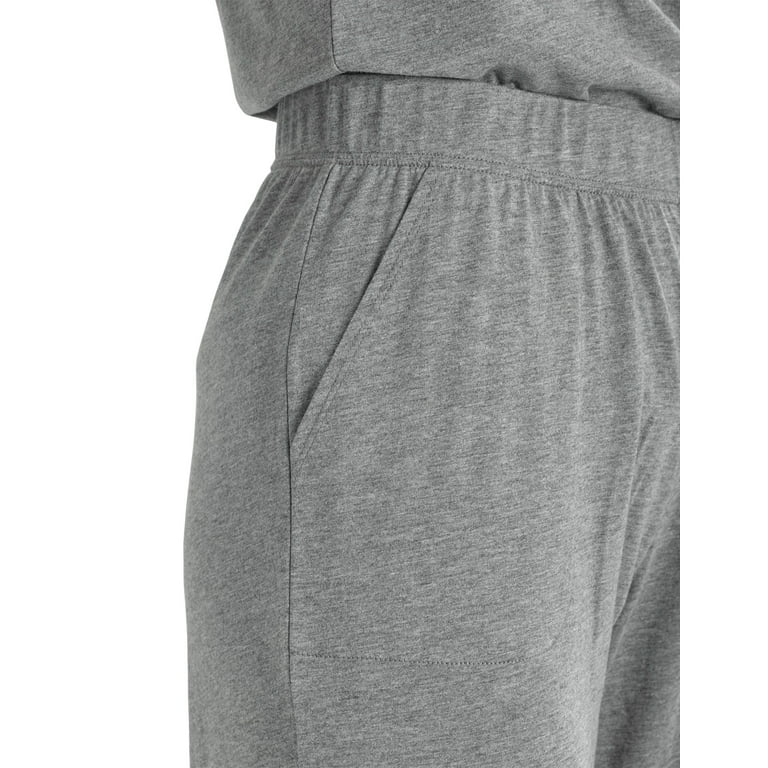 No nonsense Women's Relaxed Leggings, Grey Heather, Large at